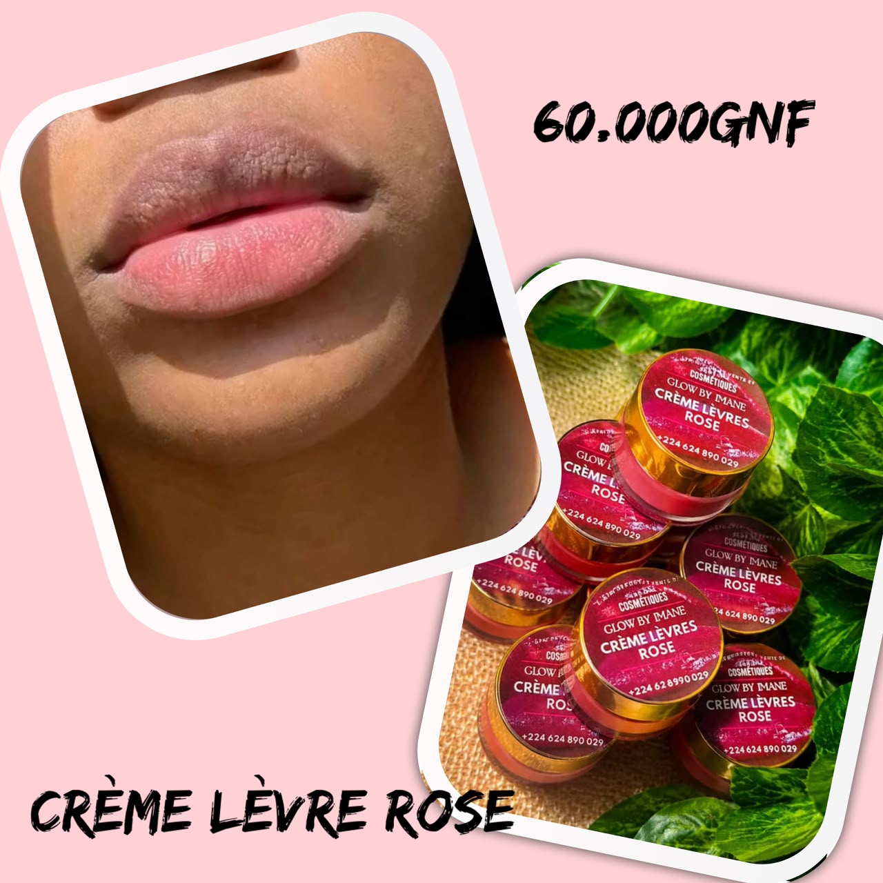 Crème Lèvres Rose 1
